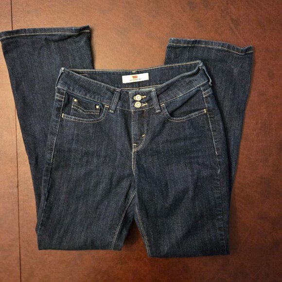 Levis Women's 526 Slender Mid Rise Boot Jeans - Picture 1 of 7